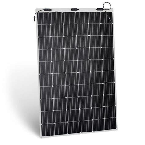 panneau solaire monocristallin souple.